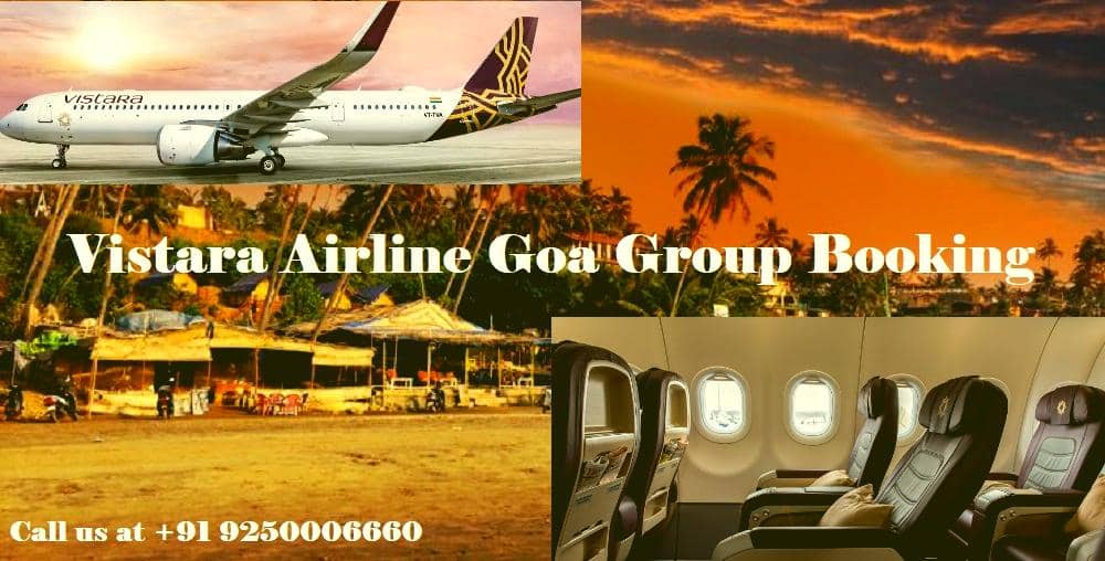 Vistara Airline Goa Group Booking