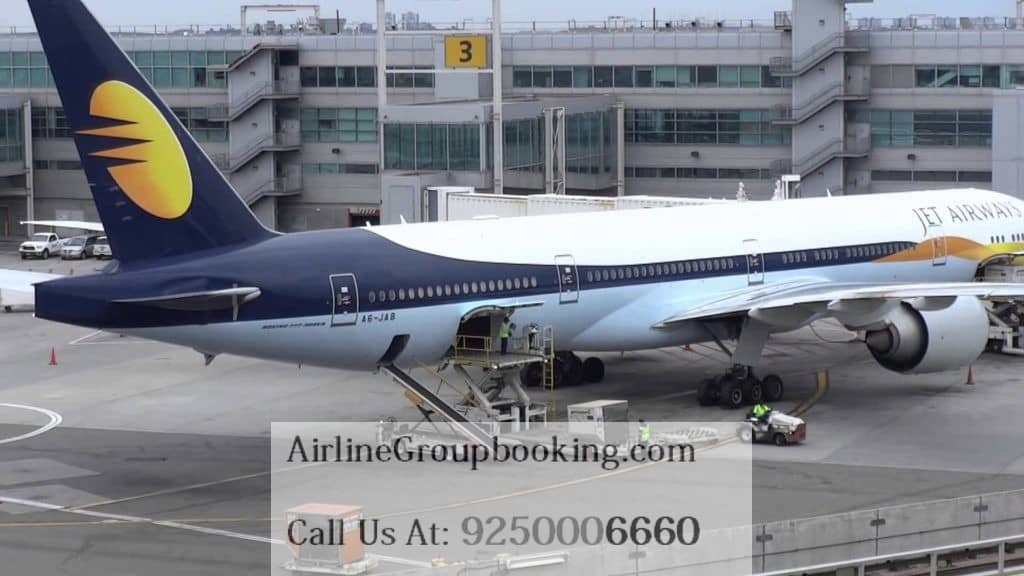 Jet airways group fare ticket