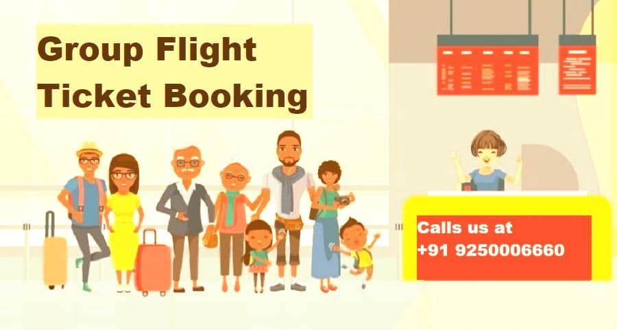 Group Flight Ticket Booking light